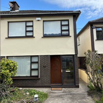 We painted the exterior of this house in an elegant shade of Potters Stone